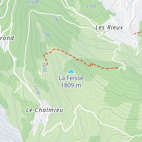 Map of La Feisse