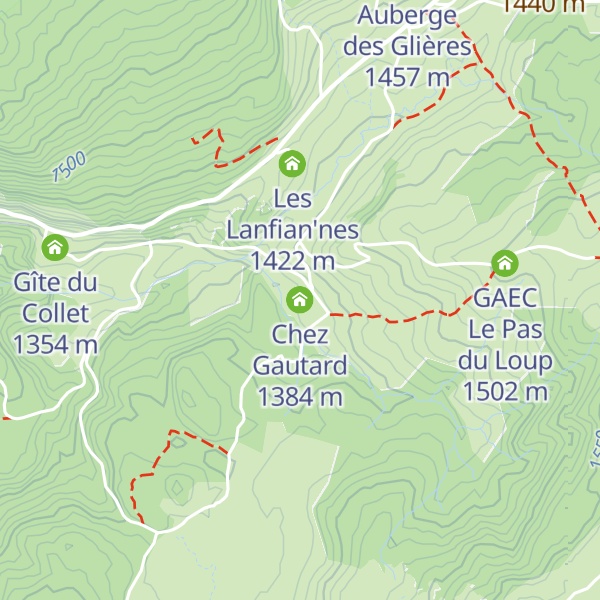Map of Chez Gautard
