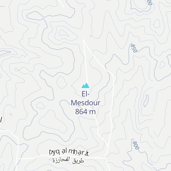 Map of El-Mesdour