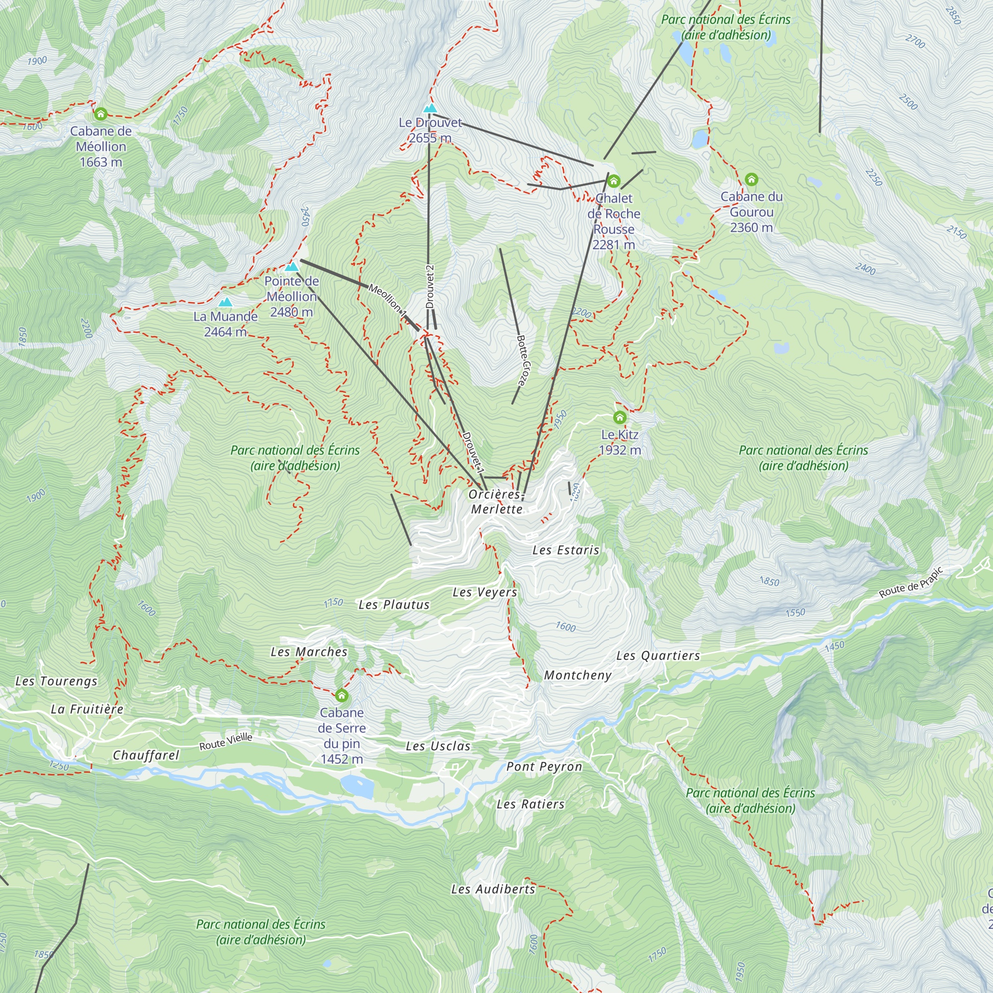 Croustifeuille map