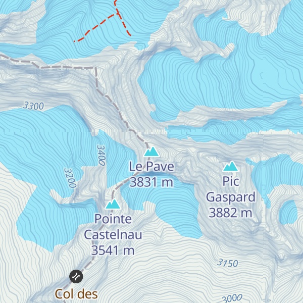 Map of Le Pave