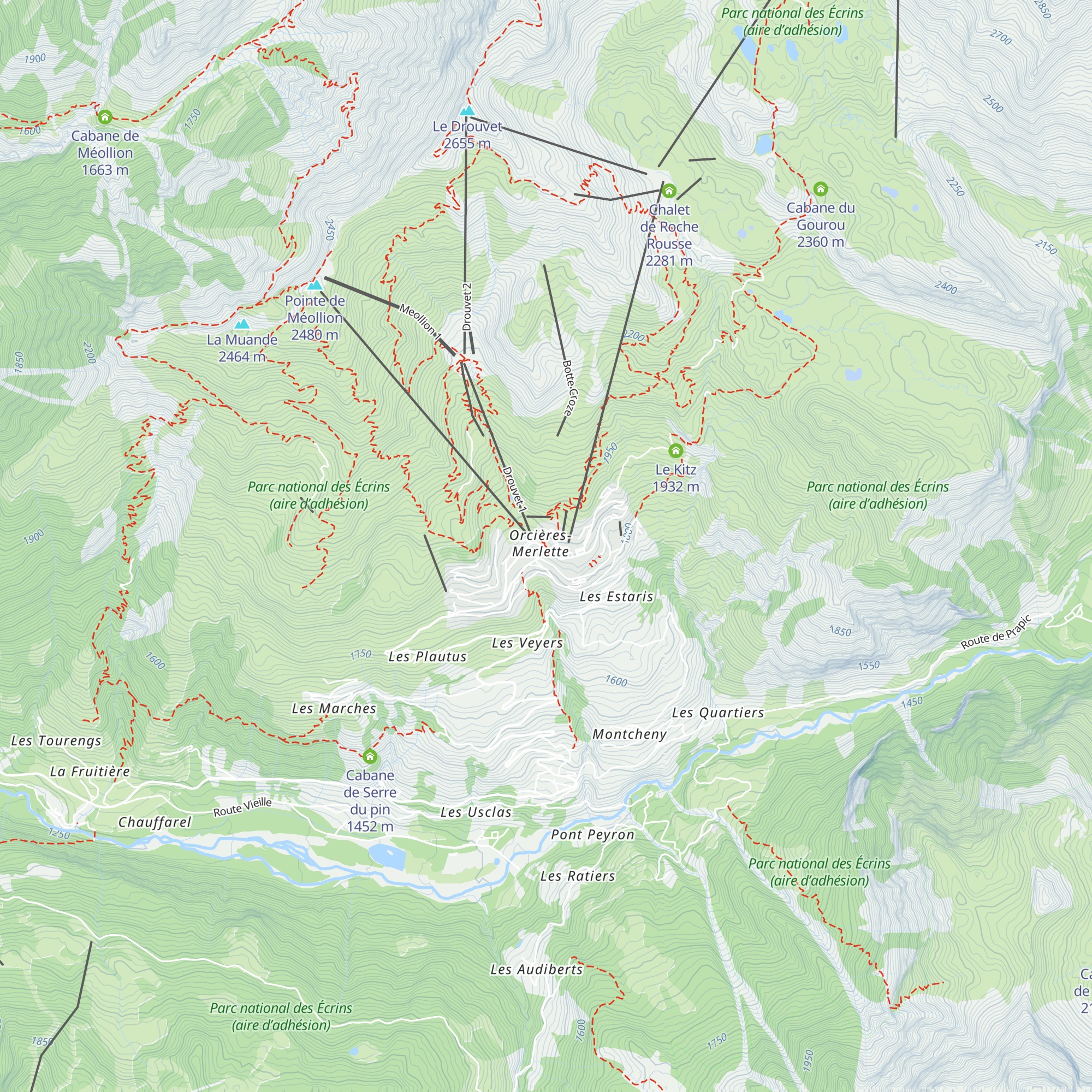 Chez Francis map