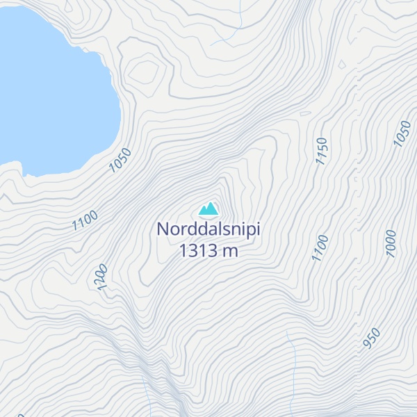 Map of Norddalsnipi