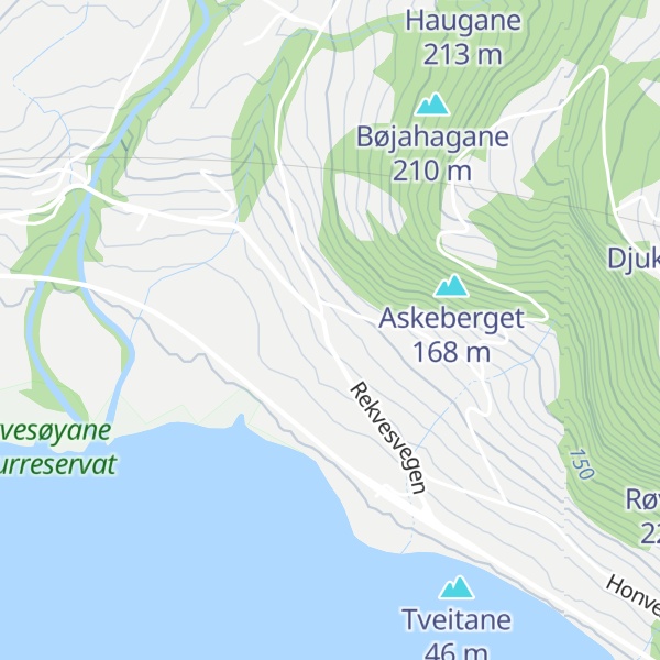 Map of Byrkjahaugen