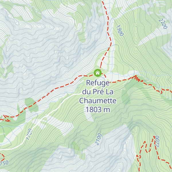 Map of Cabane Pastorale
