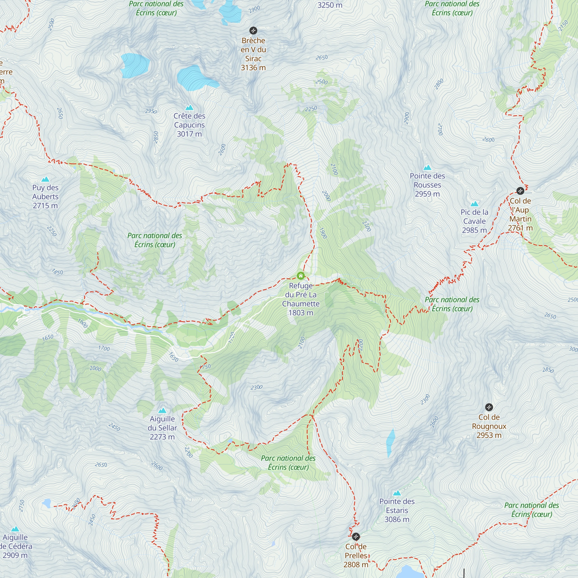 Cabane Pastorale map