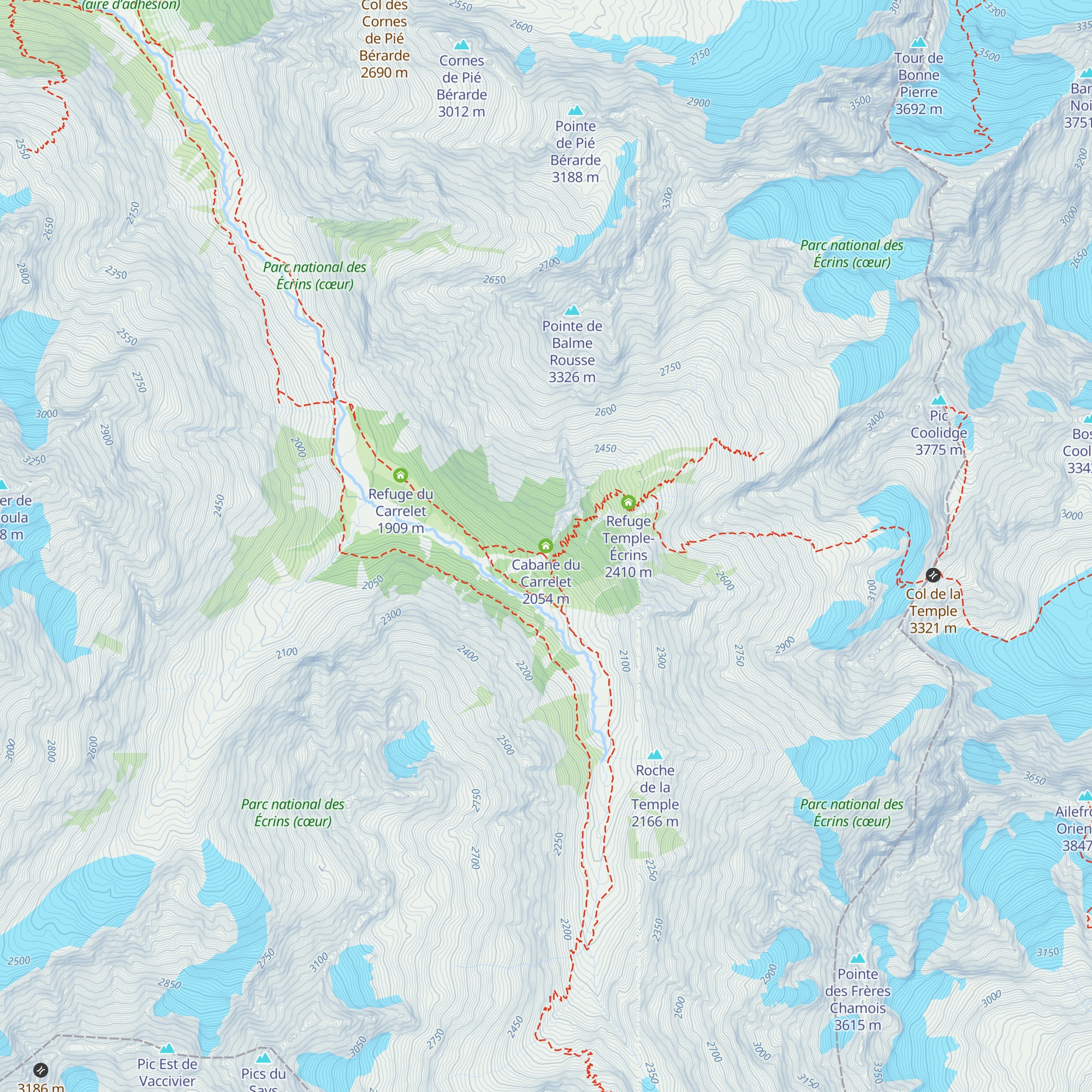 Cabane du Carrelet map