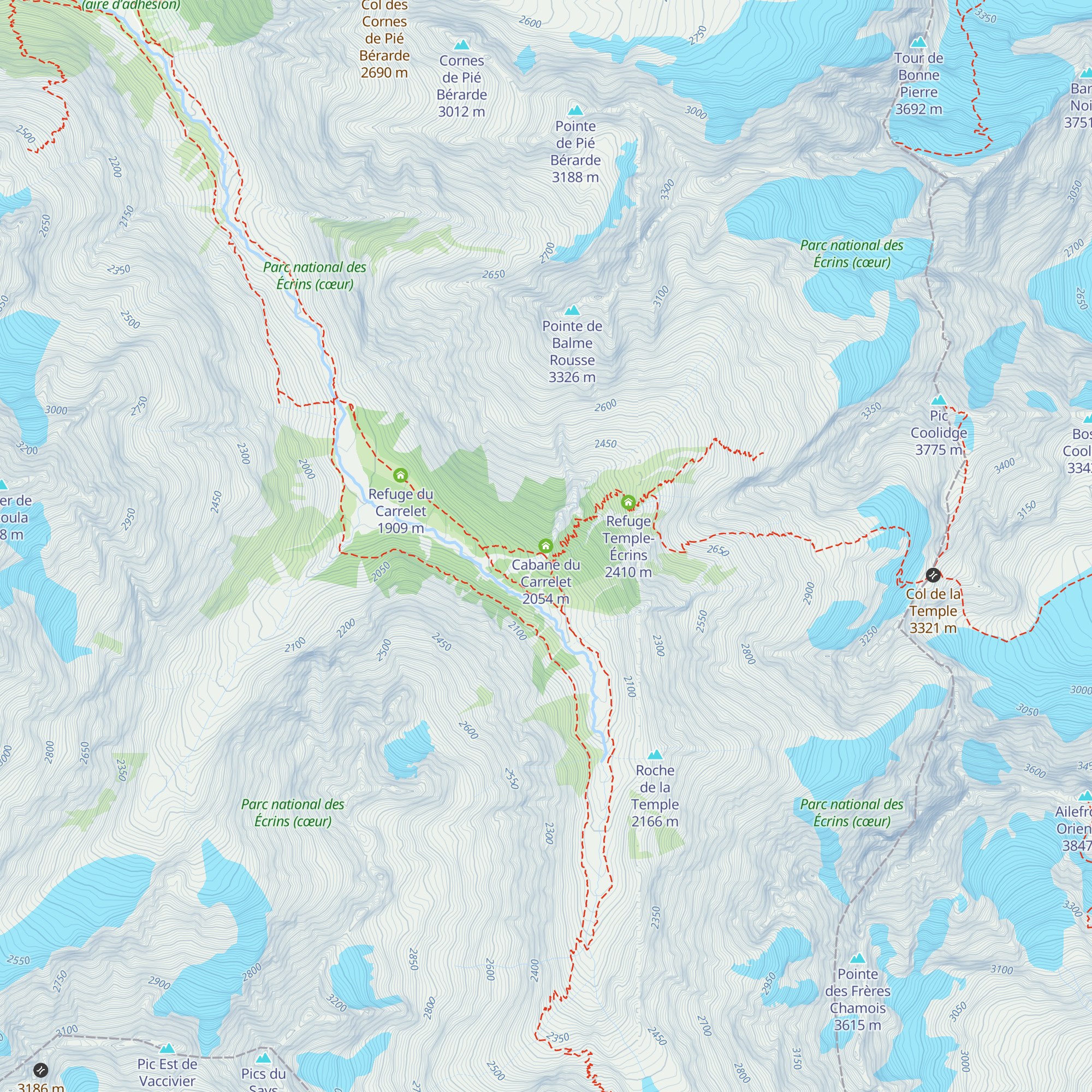 Cabane du Carrelet map