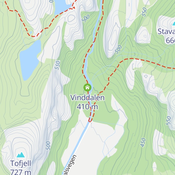 Map of Vinddalen