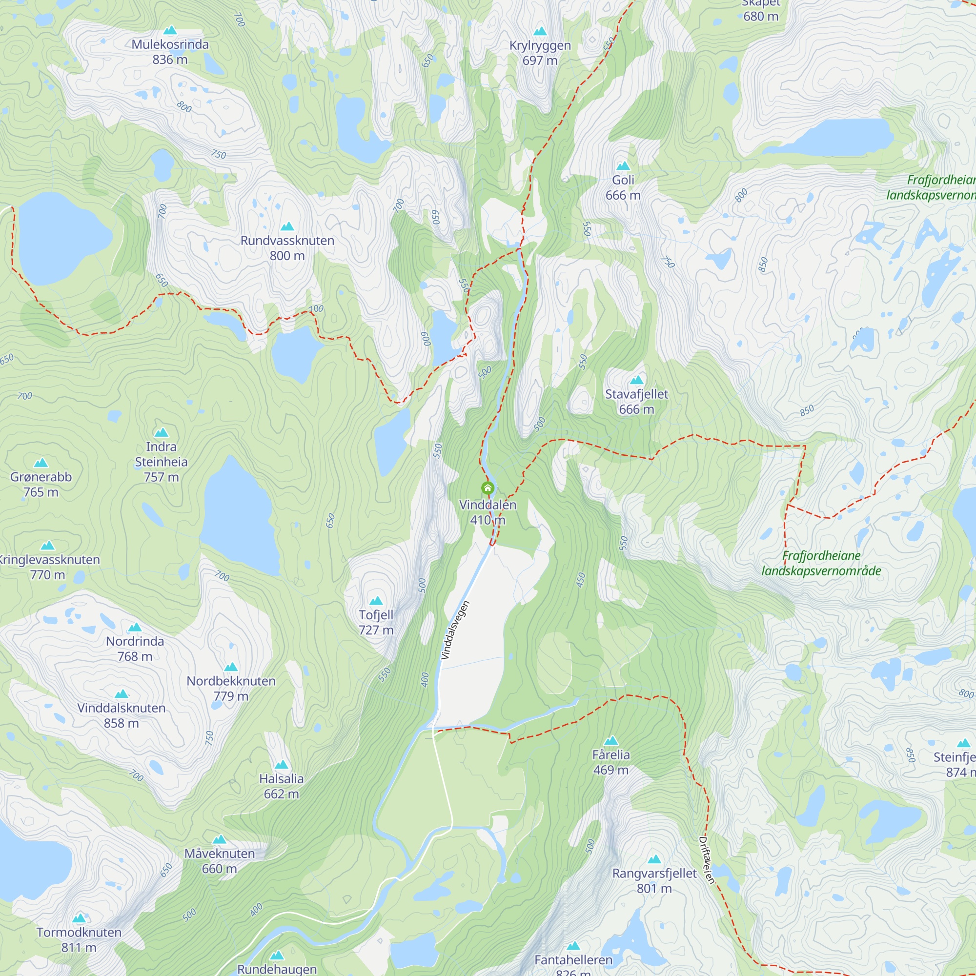 Vinddalen map