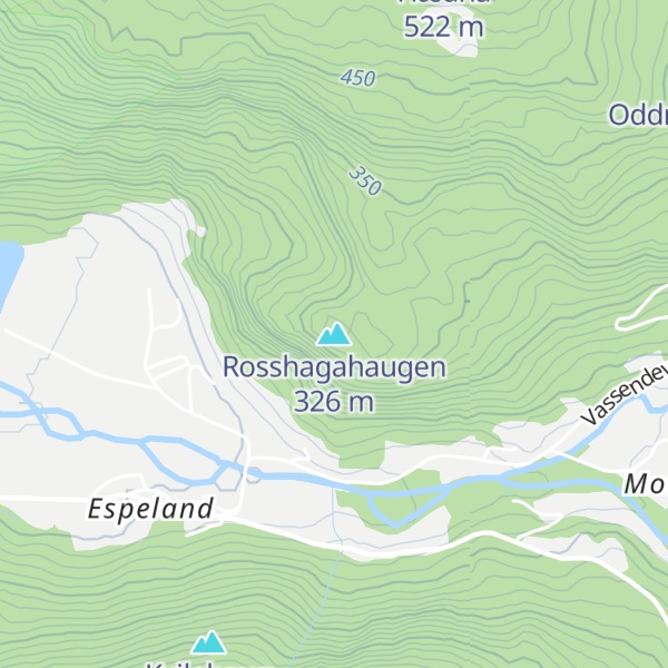 Map of Rosshagahaugen