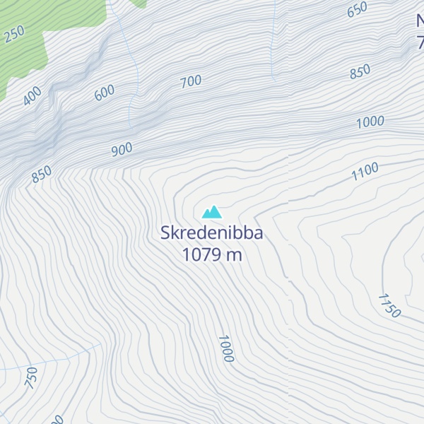 Map of Skredenibba