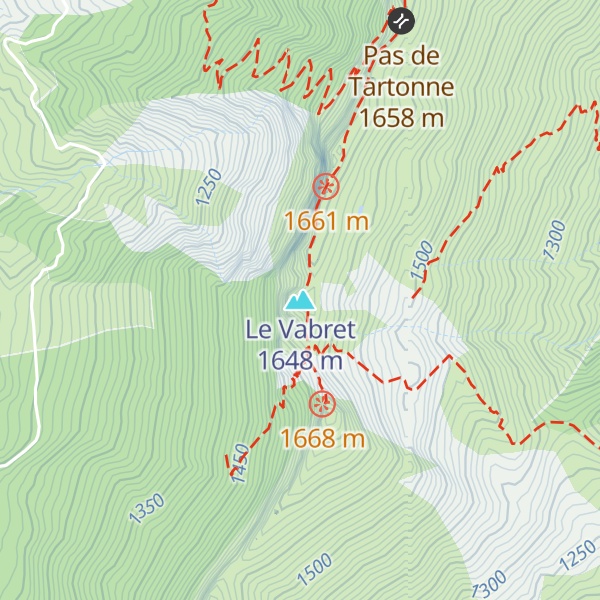 Map of Le Vabret
