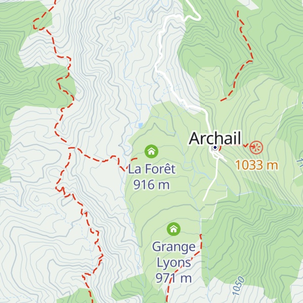 Map of La Forêt