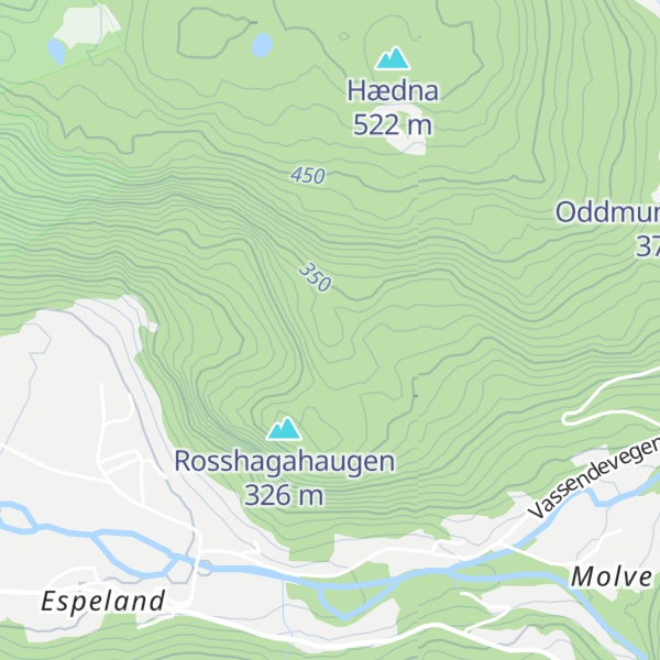 Map of Skukkefurhaugane