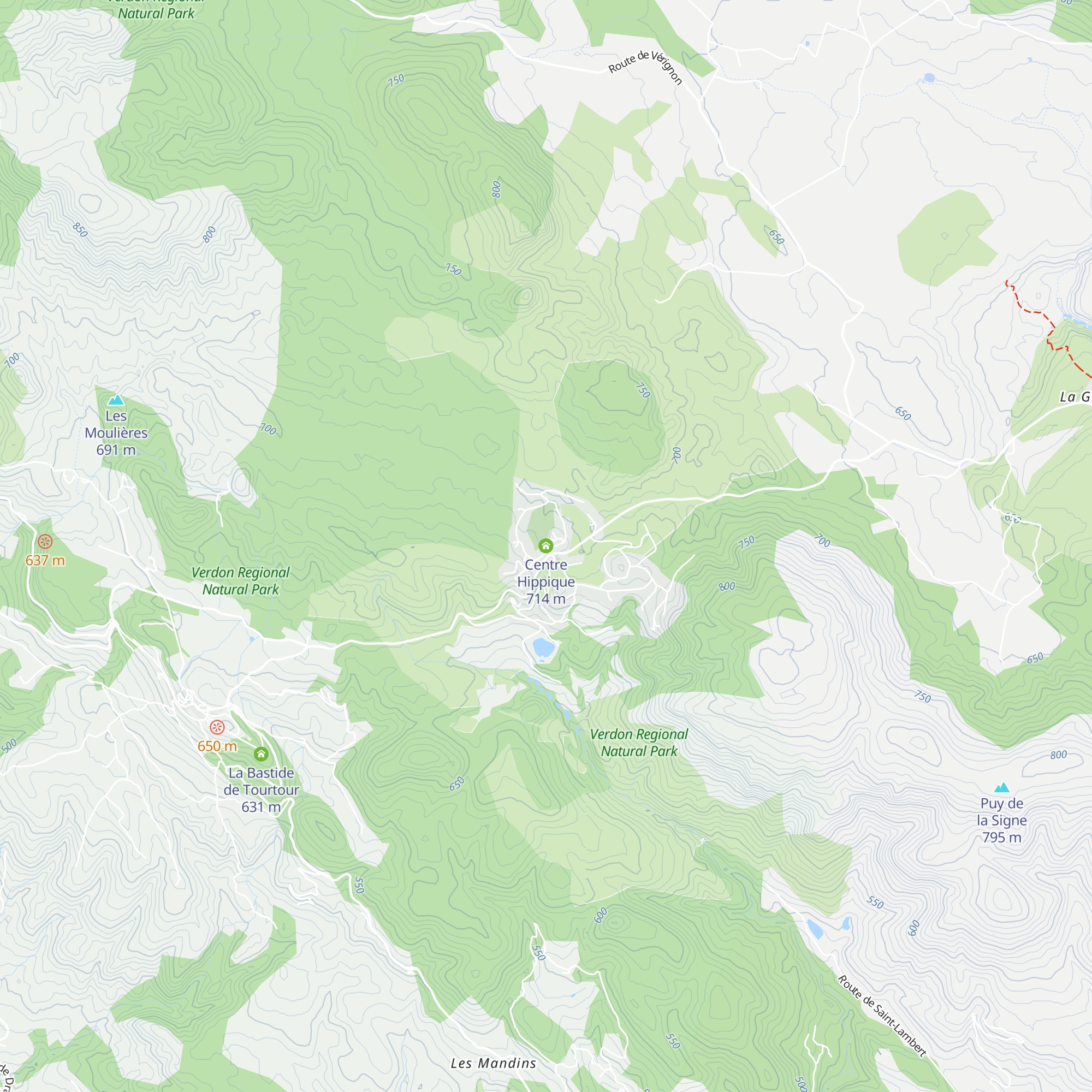 Centre Hippique map