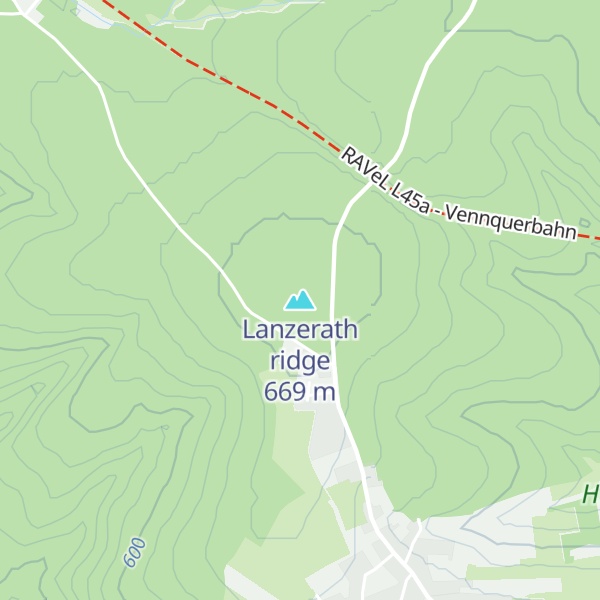 Map of Lanzerath ridge