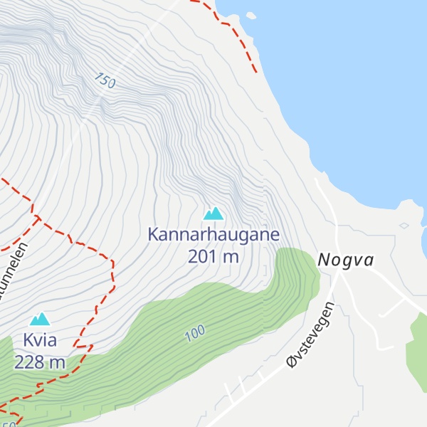 Map of Kannarhaugane