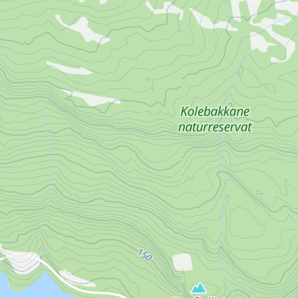 Map of Kyrkjeteigløype