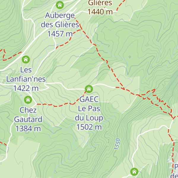 Map of GAEC Le Pas du Loup