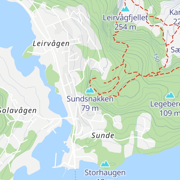 Map of Sundsnakken
