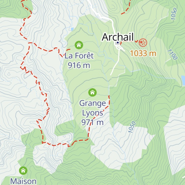 Map of Grange Lyons
