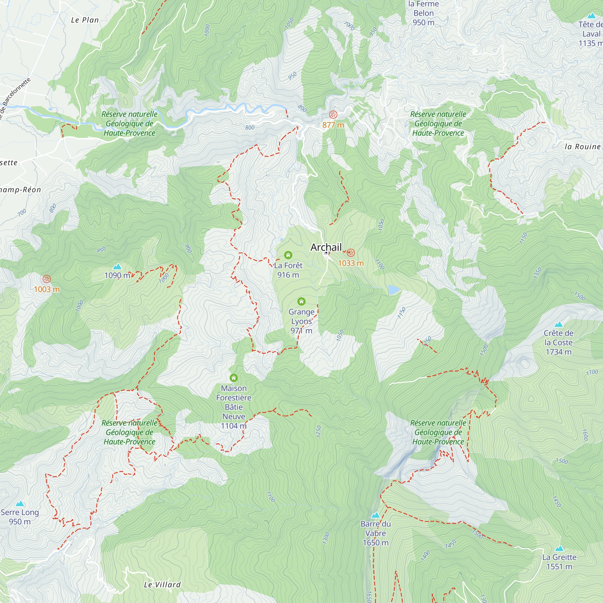 Grange Lyons map