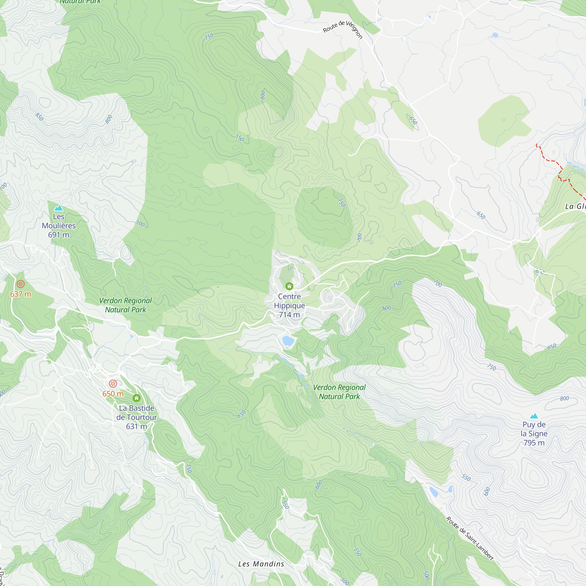 Régie map