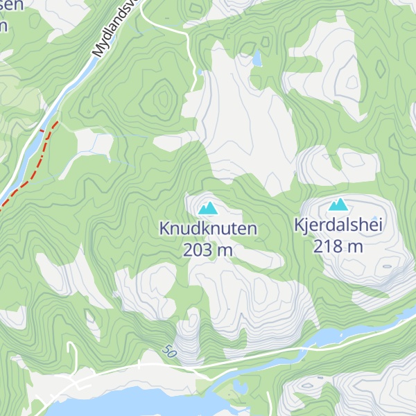 Map of Knudknuten