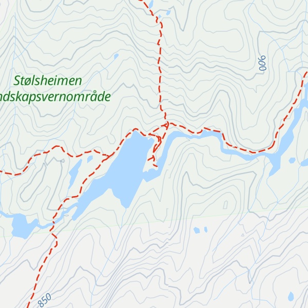 Map of Torvedalshytta