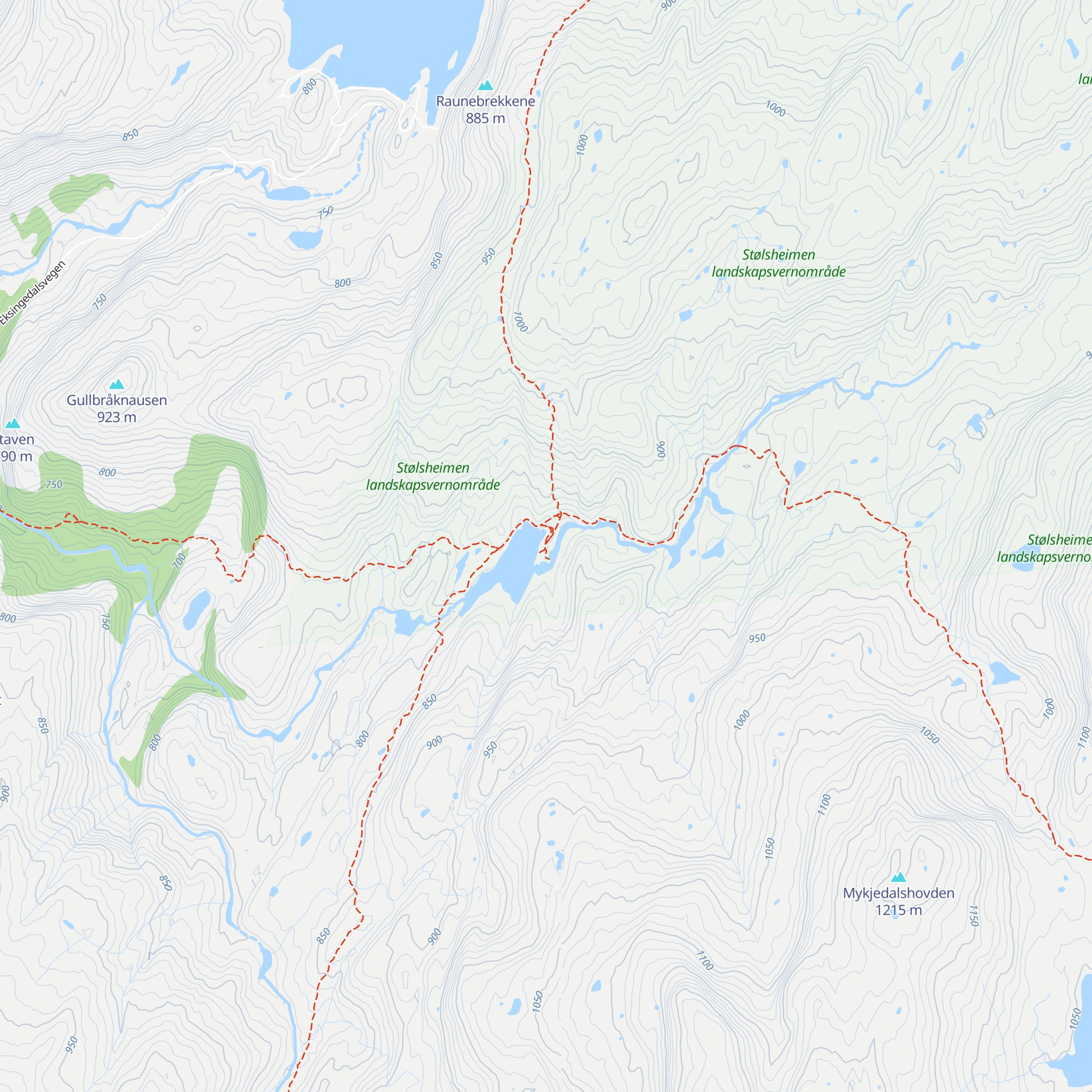 Torvedalshytta map