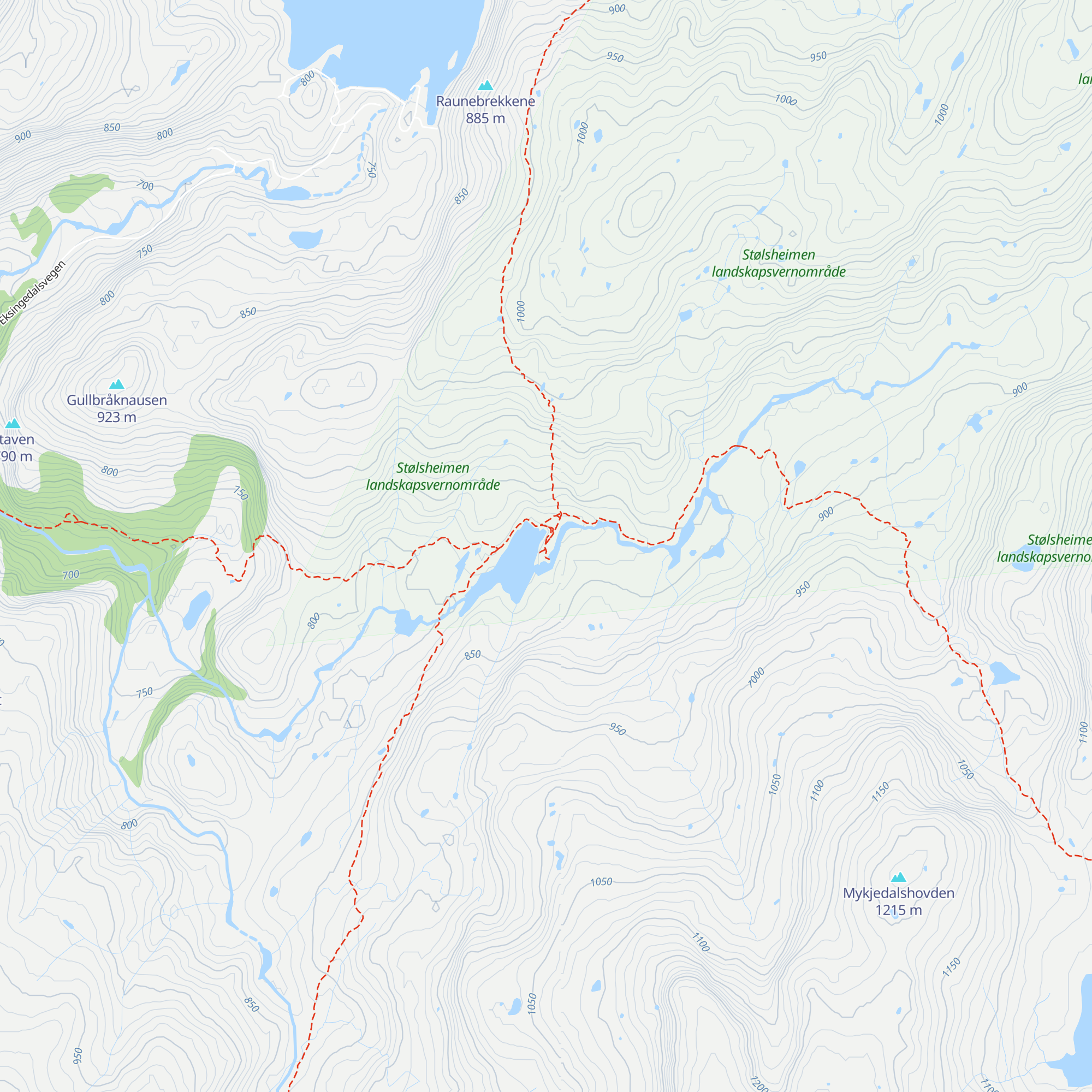 Torvedalshytta map