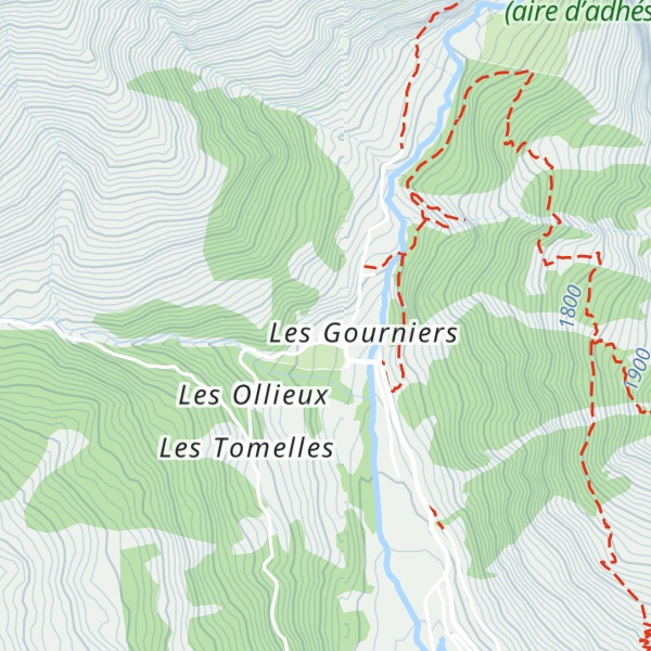 Map of Gîte des 3 Cols