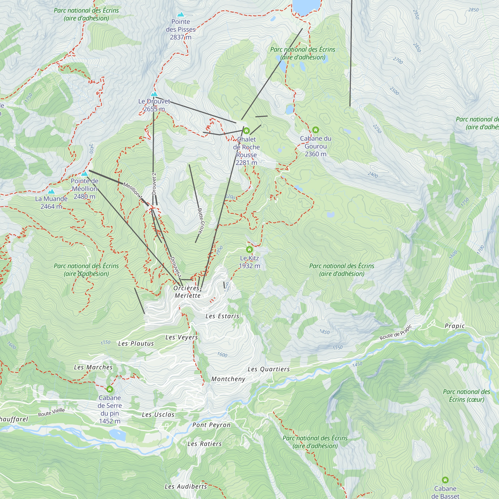 Le Kitz map