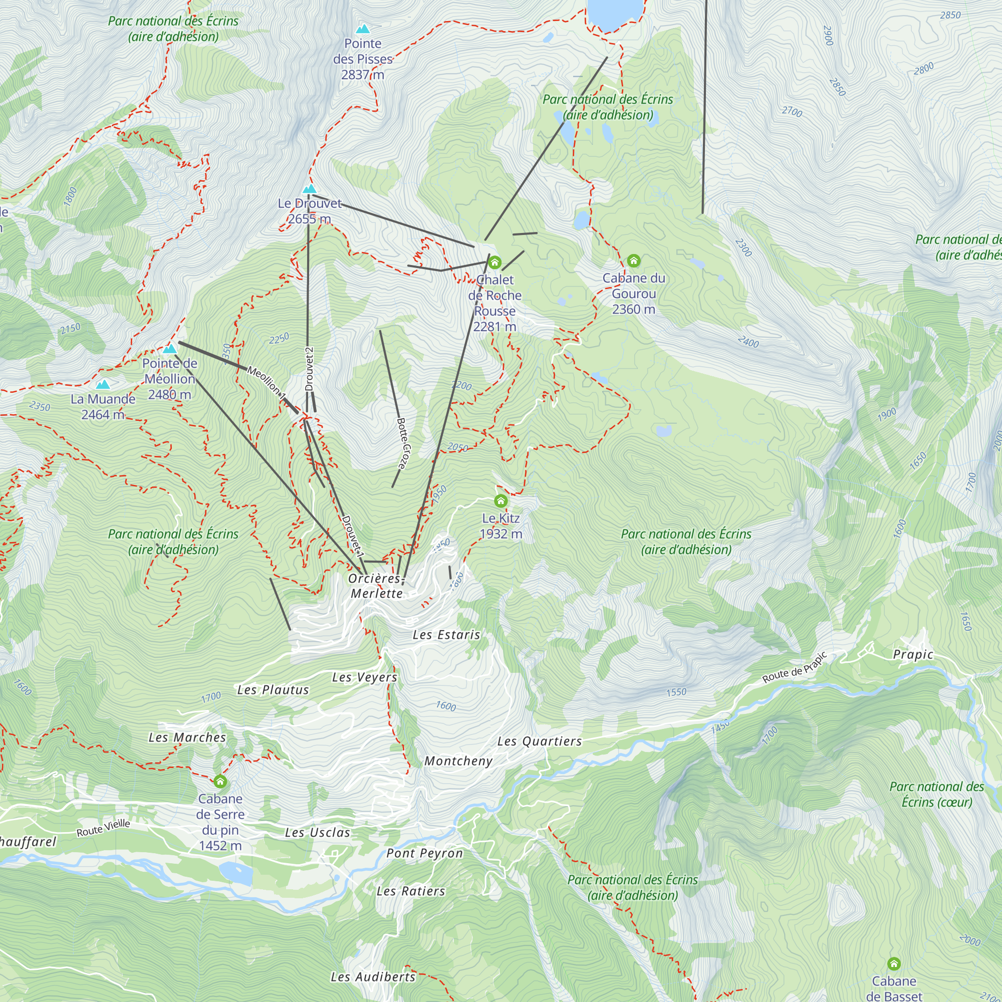 Le Kitz map