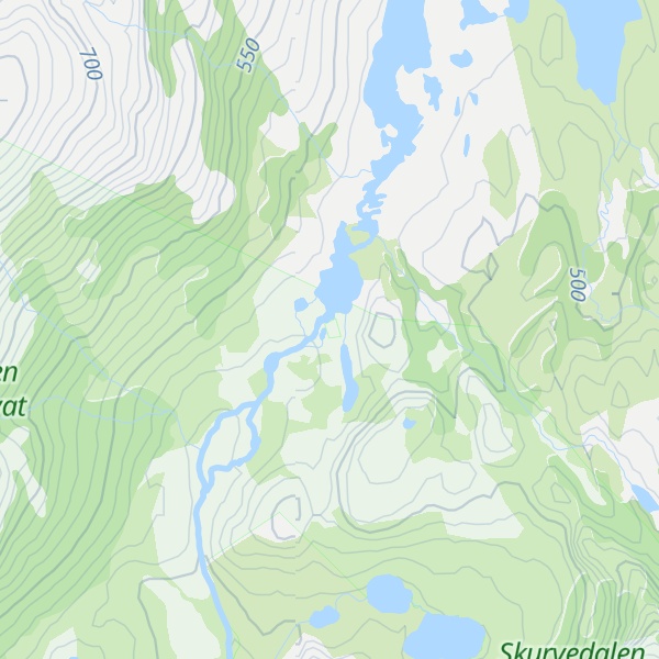 Map of Sundmorkvatn turisthytte