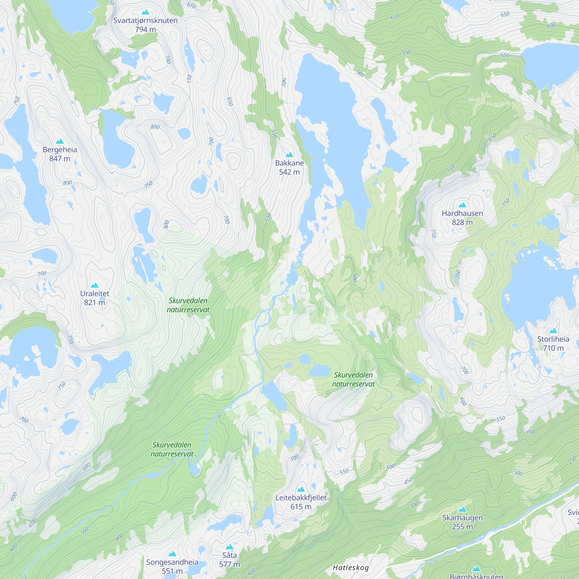 Sundmorkvatn turisthytte map