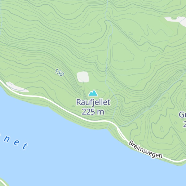 Map of Raufjellet