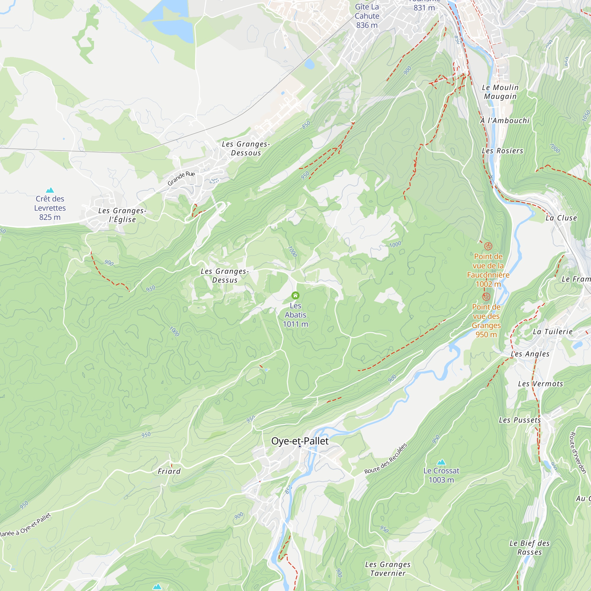 Les Abatis map