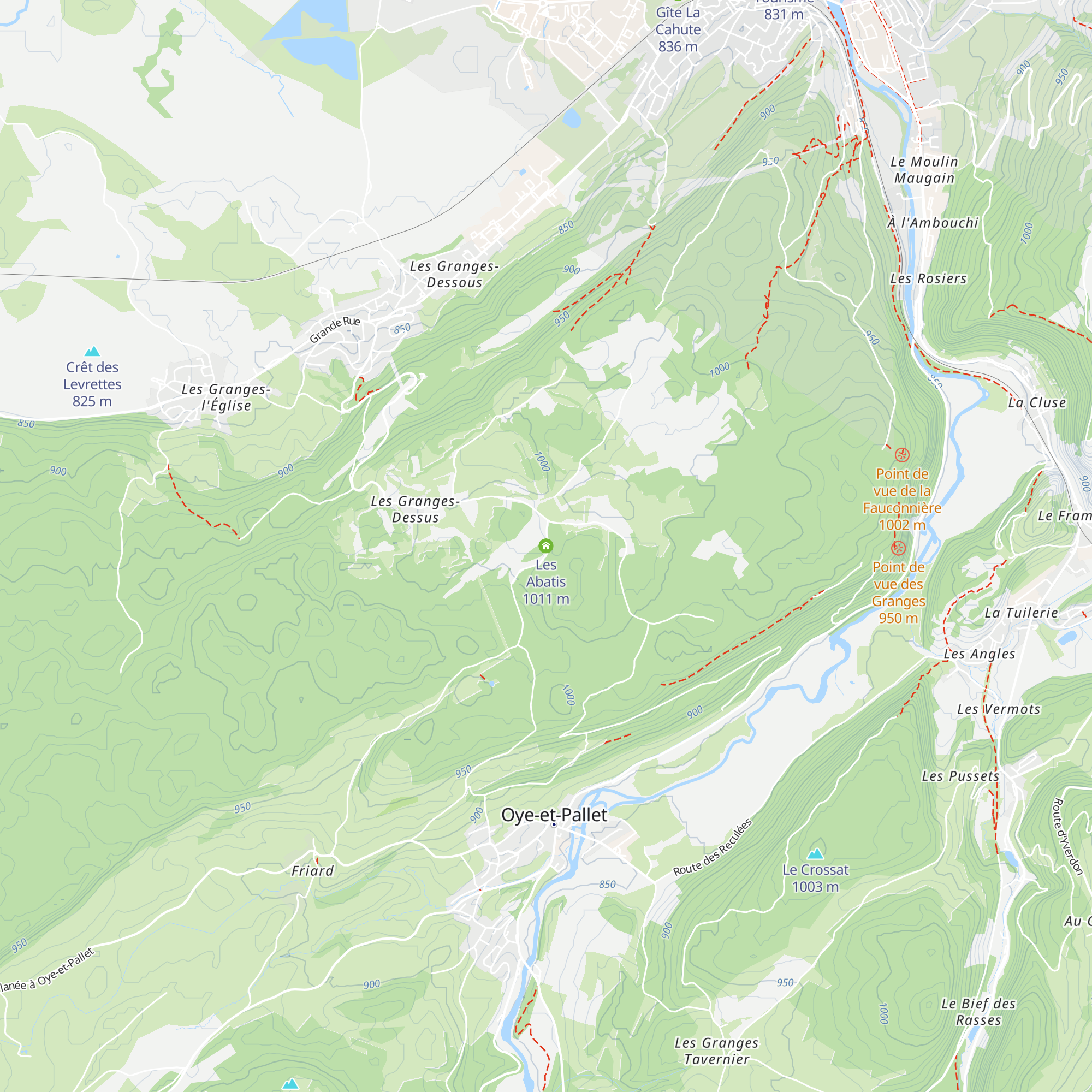 Les Abatis map