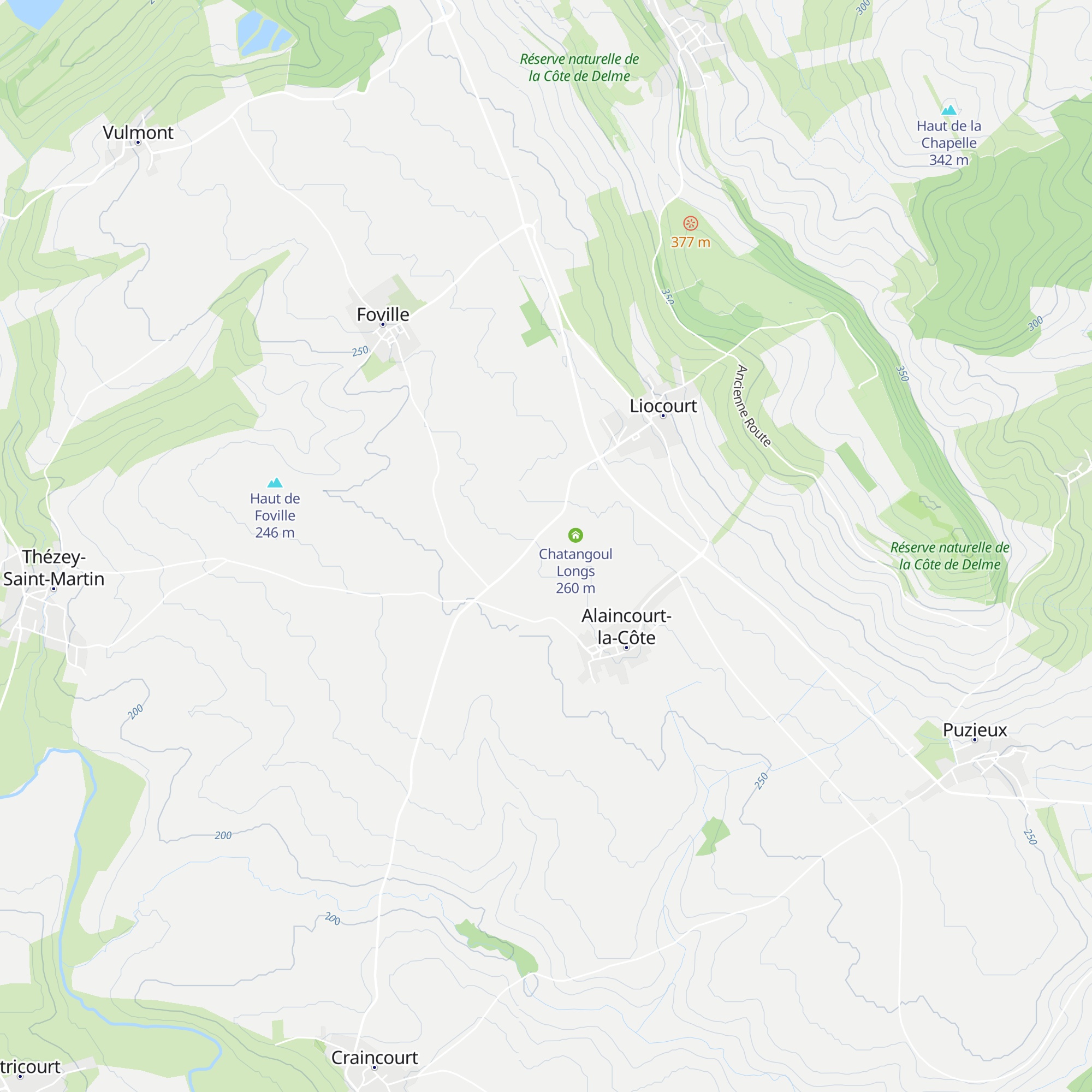 Chatangoul Courts map