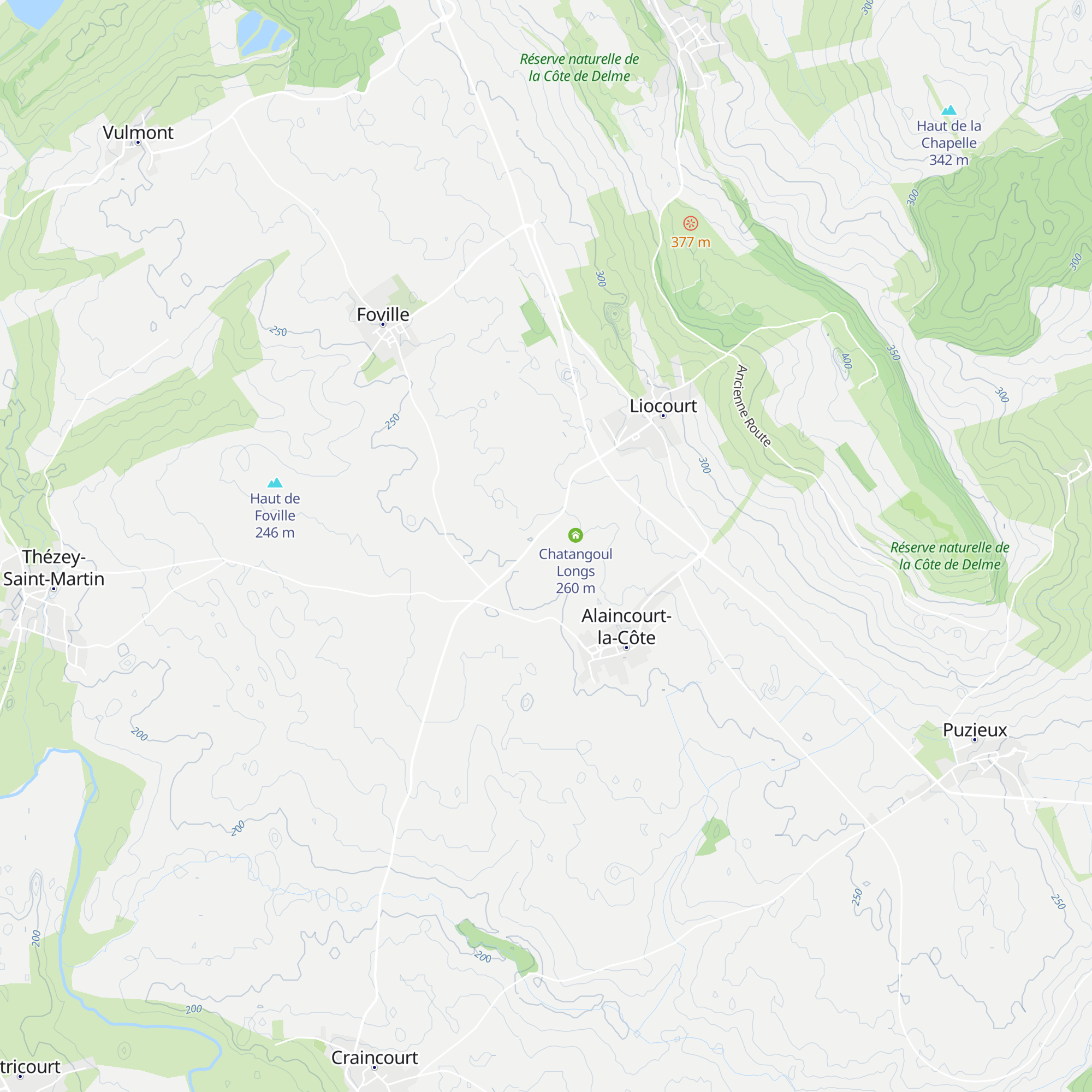 Chatangoul Courts map