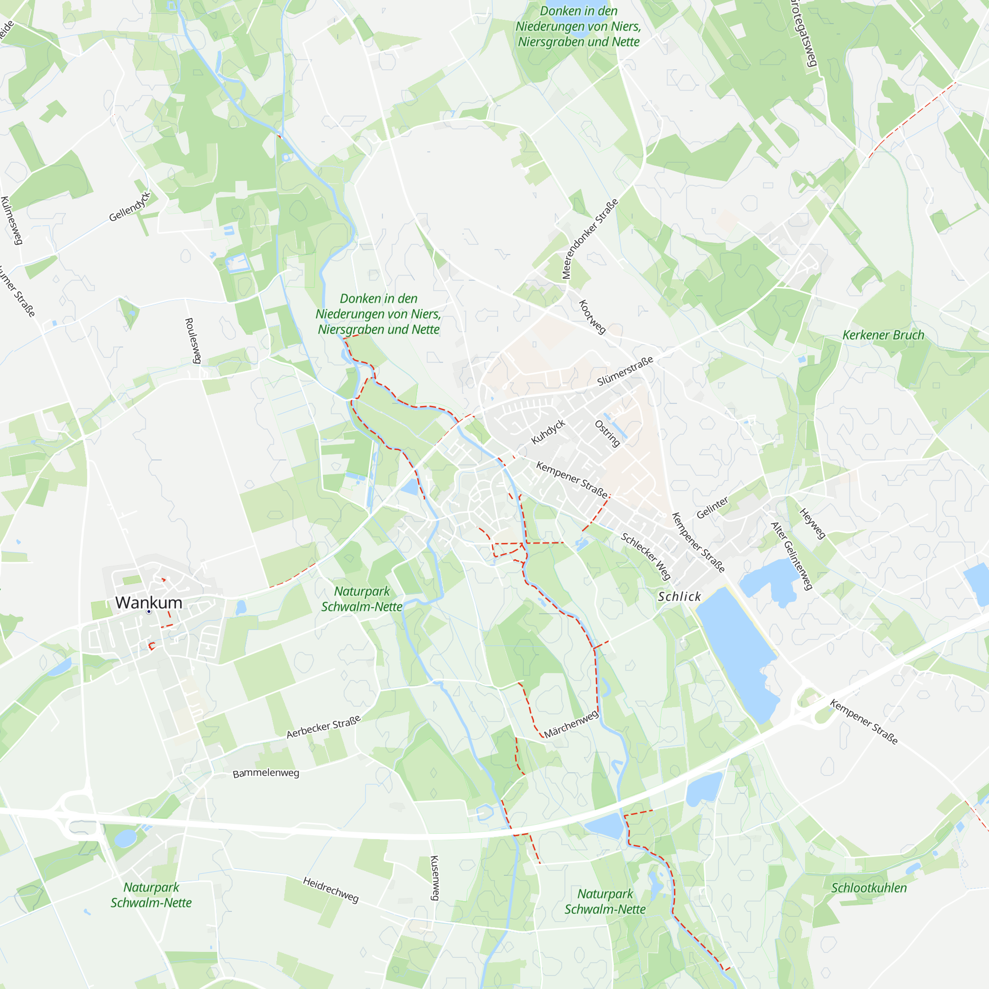 Tourist-Information Wachtendonk map