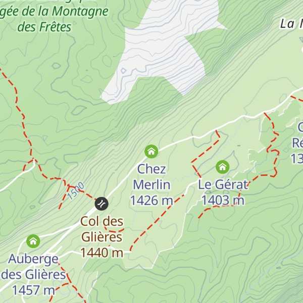 Map of Chez Merlin
