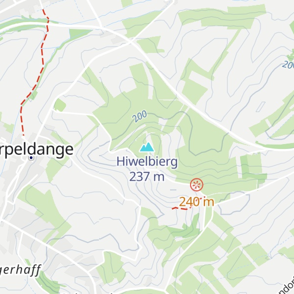 Map of Hiwelbierg