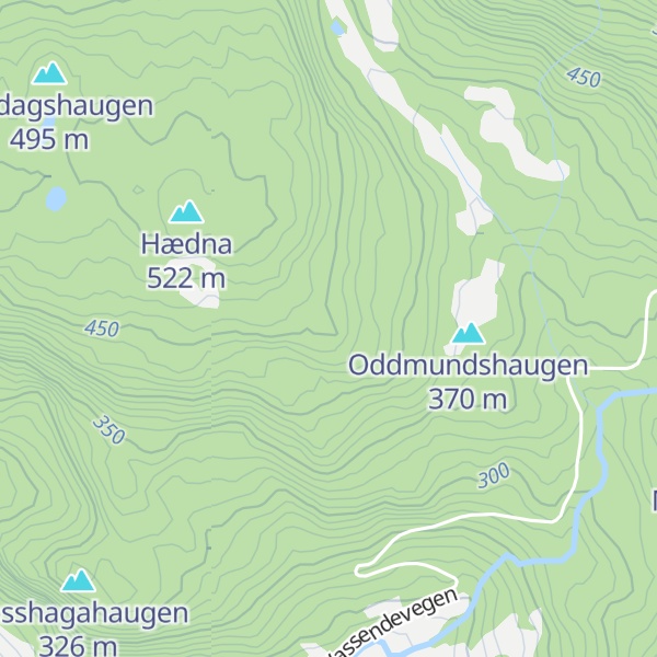 Map of Oddmundshaug