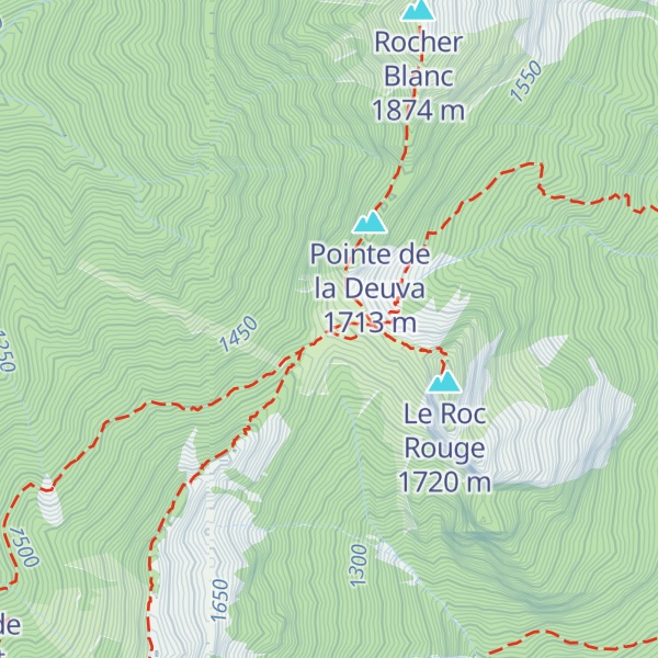 Map of Chalet de l'Alpettaz