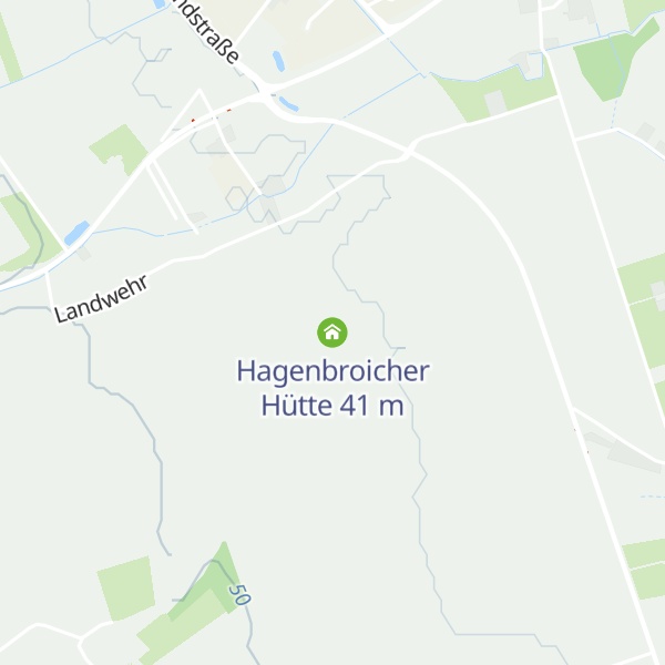 Map of Hagenbroicher Hütte