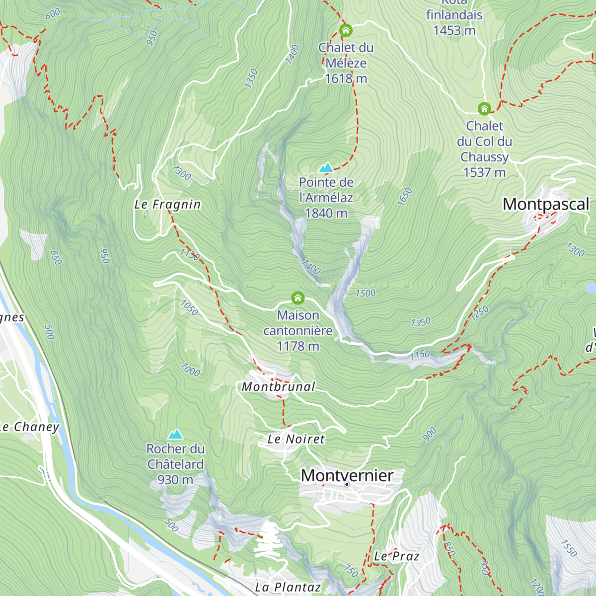 Maison cantonnière map
