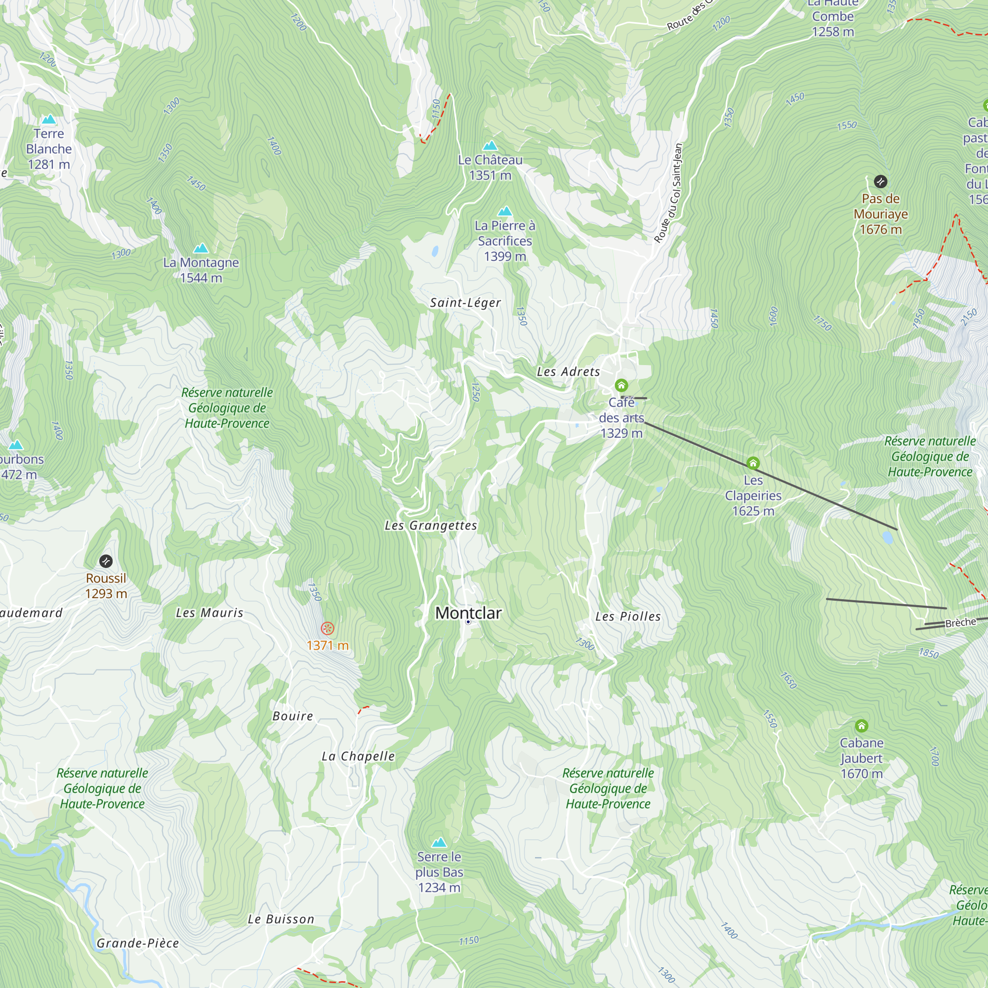 Domaine de l'Adoux map